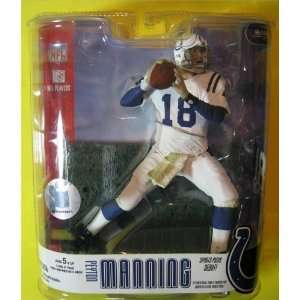 Peyton Manning #18 White Uniform Indianapolis Colts Package Label 