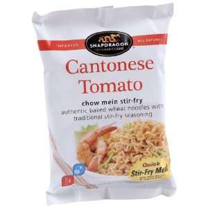 Snapdragon Cantonese Tomato Chow Mein Stir Fry, 2.8 Ounce Pouches 