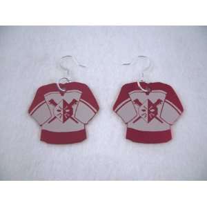  Wheeling Nailers Hockey Jersey Earrings