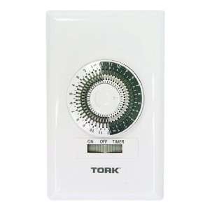  Tork 711A   24 Hr. In Wall Electromechanical Timer   24 On 