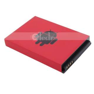 New 3500mAh Extended Battery +Red Back Battery Cover for Sprint HTC 