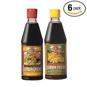 Breezy Spring Bourbon Chicken Mixed Case of Marinade Sauce and Grill n 