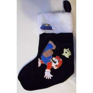  Nintendo Super Mario World 12 Black Christmas Stocking 