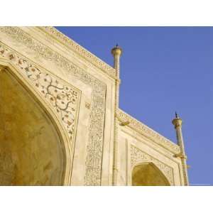  Detail of the Taj Mahal, Agra, Uttar Pradesh State, India 