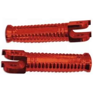 Yana Shiki Billet Aluminum Foot Pegs   Red Anodized A5021R 