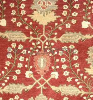 Pottery barn 9x12 franklin persian floral wool area rug  