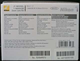 Nikon J1 10.1 MP Digital Camera   White (Kit w/ VR 10 30mm Lens 