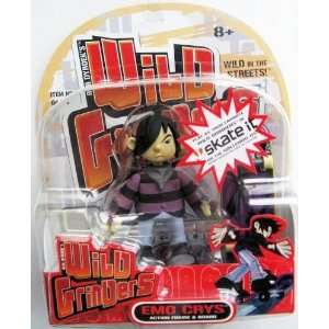  Wild Grinders Emo Crys Action Figure w/ Board Toys 