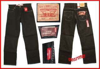 LEVIS 569 LOOSE STRAIGHT BLACK SOFT RIGID Jeans 29 32 039307253574 