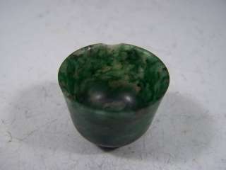 Chinese 1910s small jadeite wine cup h5699  