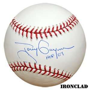 Tony Gwynn Autographed Baseball w/ HOF 07 Insc.