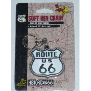  Route 66 Shield Replica Soft Key Chain (Cobbs Main 