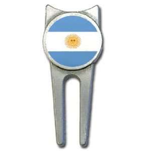Argentina flag golf divot tool