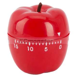 New Apple Cooking Cook Kitchen Ring Timer Alarm 60 Minute  