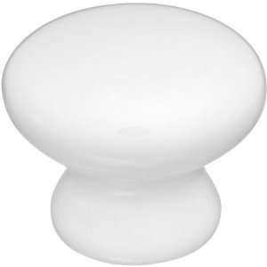   Designs BB8015 1 1/3 Inch Diameter Porcelain Cabinet/Door Knob, White