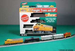 Kato 106 6272 N F7 Freight Train Starter Set UP NEW  