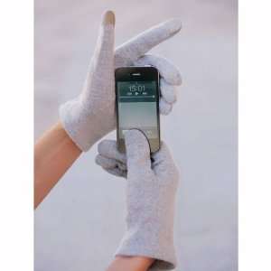   Iphone Ipad Ipod Itouch Touch Screen Pure Wool Gloves   GreyWomen