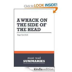 Summary A Whack on the Side of the Head   Roger Van Oech How You Can 