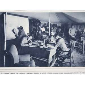  Planning an Air Raid French Aviation Officers at Their 