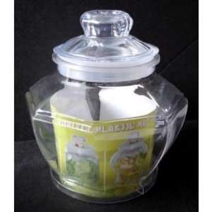  6 Airtight Plastic Canister Case Pack 30 