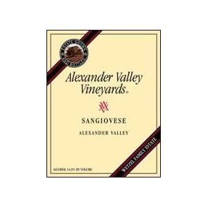 2006 Alexander Valley Vineyards Wetzel Family Estate Sangiovese 750ml