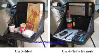 Folding Car Notebook Laptop Food Desk Table Mount Holder Stand Tray 