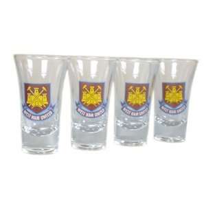  West Ham United FC. Shot Glass Set