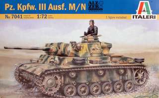 ITALERI  Pz. Kpfw. III Ausf. M/N  172 Scale 7041  