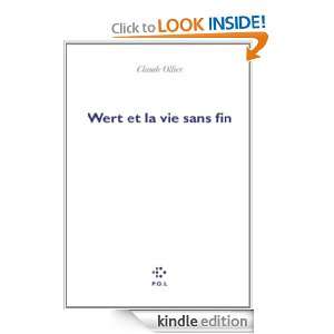 Wert et la vie sans fin (FICTION) (French Edition) Claude Ollier 