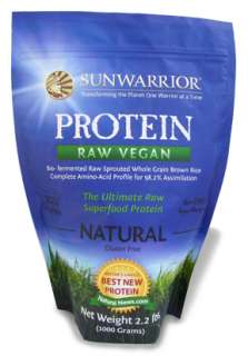 Sun Warrior Raw Vegan Protein~ Natural Flavor 718122514694  