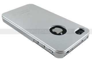 NEW Aluminum Luxury Metal Skin Rubberized Hard Case Cover For iPhone 
