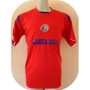  COSTA RICA SOCCER JERSEY SIZE LARGE .NEW Sports 