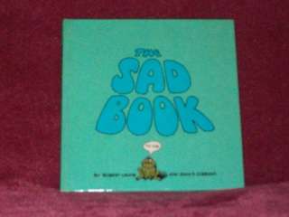 The Sad Book by Robert Crumb 1st published book RARE 67  