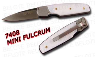 CRKT Kommer Mini Fulcrum Pearl CPL Black Blade 7408 NEW  