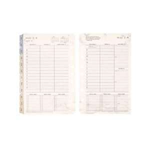  Blooms® Dated Weekly/Monthly Refill, 2 Pages per Week, 4 
