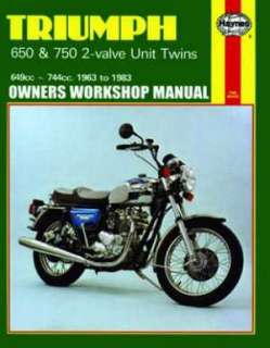 Triumph 650 750 Bonneville Trophy Tiger Service Manual  