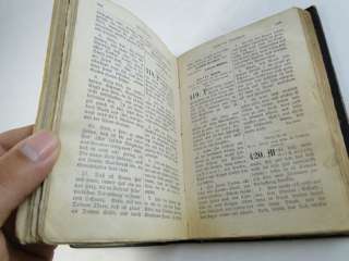 Antique Martin Luther Lutheran Bible Book German 1896  