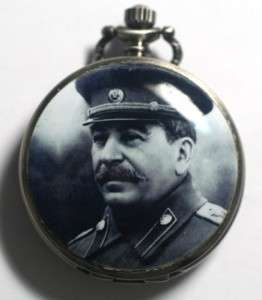 Soviet Communist Dictator Stalin Pocket Watch TP11  