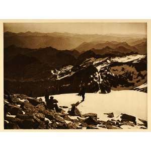  1925 Pyrenees Mountains Pico de Aneto Spain Landscape 