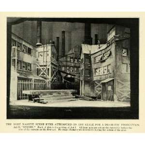  1911 Print New Theatre Turn Table Stage New York Hagen 