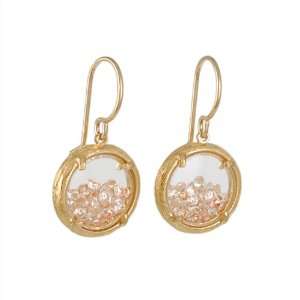  CATHERINE WEITZMAN  Mini Champagne Branch Earrings 