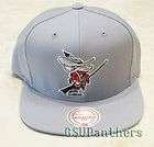 UNLV Rebels NCAA Team Logo Solid Grey Mitchell & Ness Snapback Cap Hat