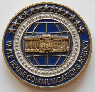 USA medal plaque White House Communication Agency US President support 