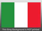 italy flag sticker decal italia italian green white red car