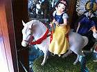 snow white and prince disney wdcc o n horse castle