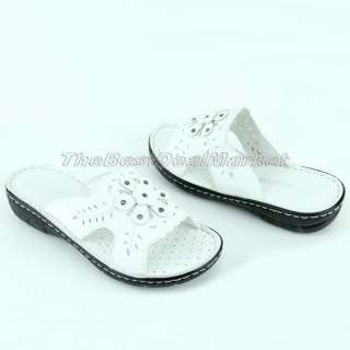 New Simple Style Super Comfort Open Toe Flat Women Sandals Slippers 