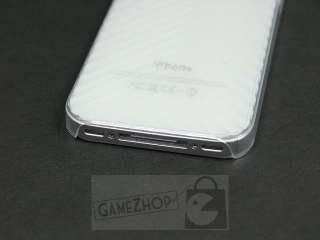   for iPhone 4 4G Ultra Thin Hard Case Cover Skin Trans. White V 0093TW