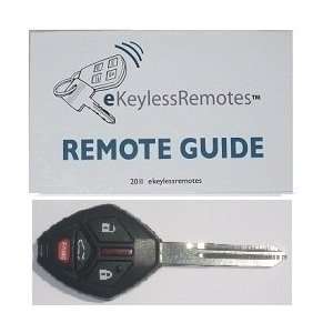 2006 Mitsubishi Galant Uncut Remote Head Key With Flat Blade* (Must Be 