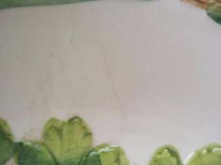 Made in Italy #8602 White/Green Salad Bowl  