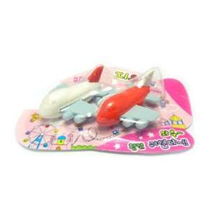    Japanese Fun 2 Piece Random Airplane Set Erasers Toys & Games